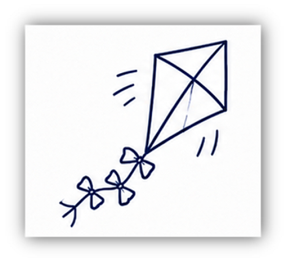 fliegender Drachen