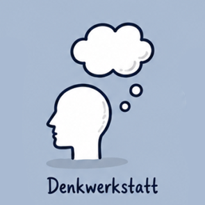 Kopf mit Denkblase