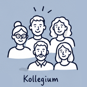 5 verschiedene erwachsene Personen